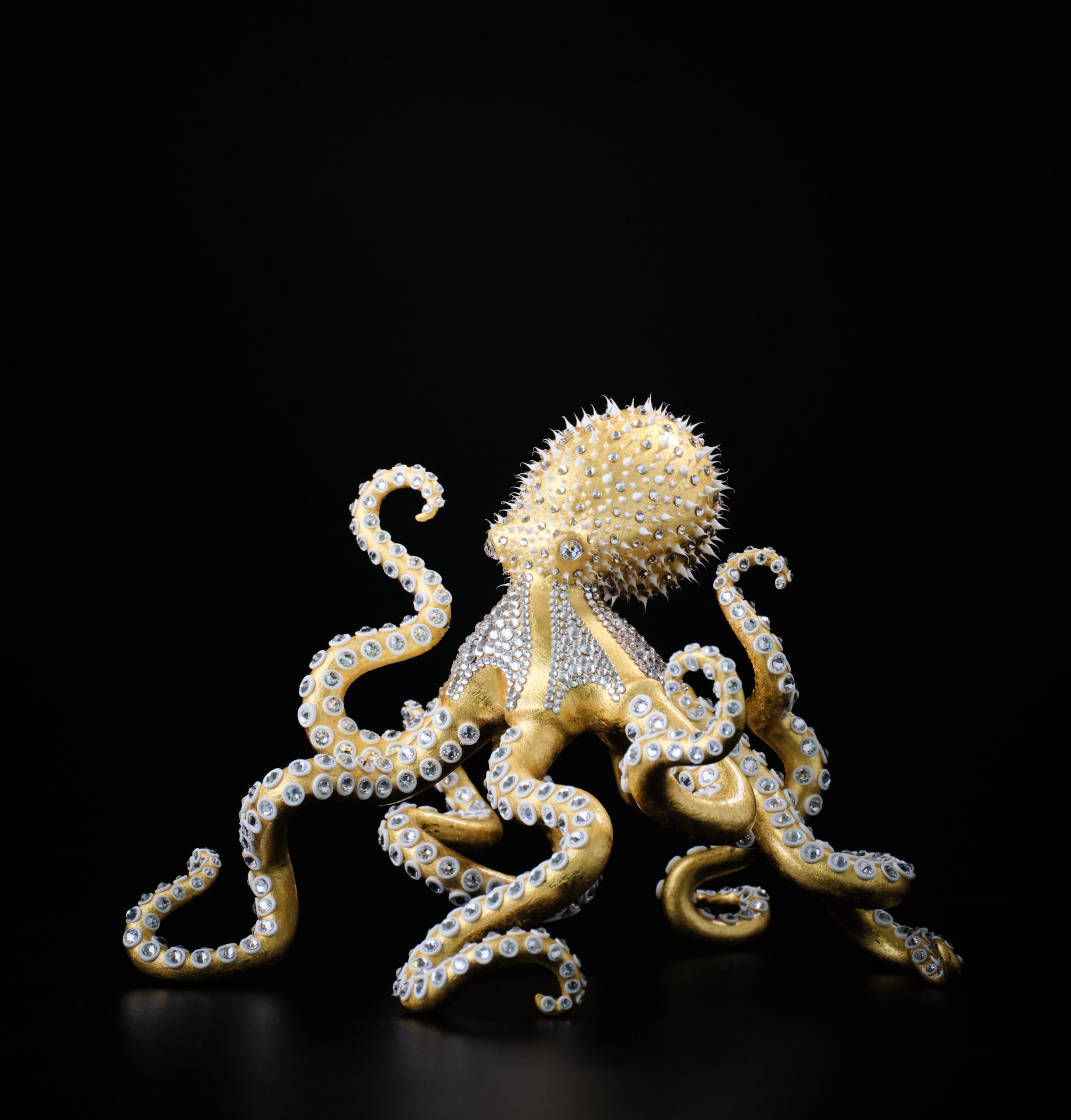 Gold Octopus 12x17cm - Eddy Maniez